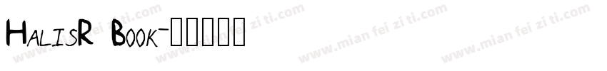 HalisR Book字体转换